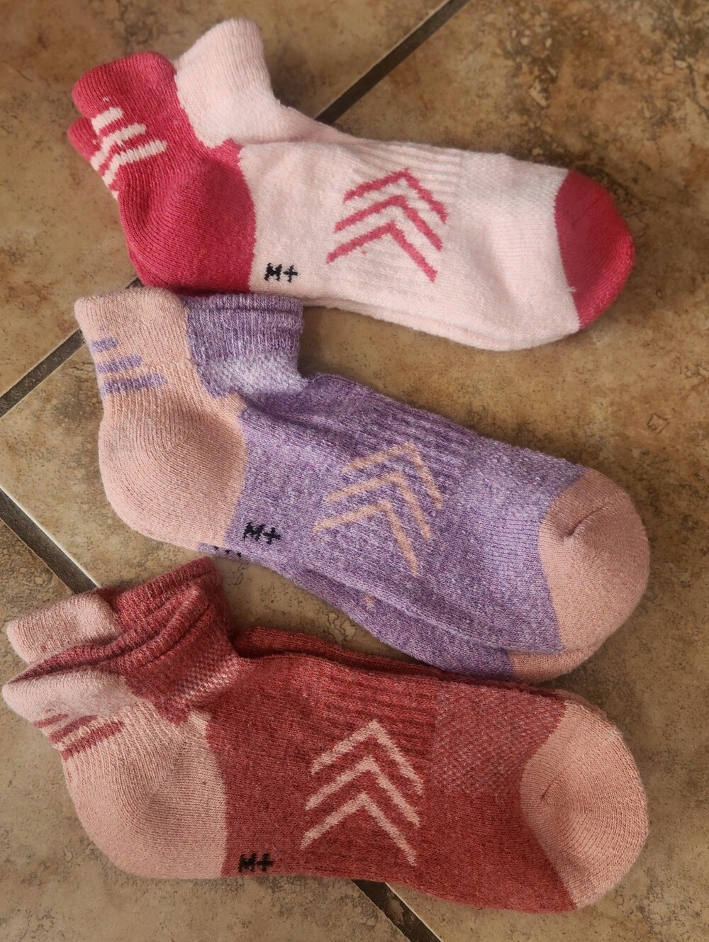 Merino Wool Blend Women's 3pk of Ankle Sport Socks
